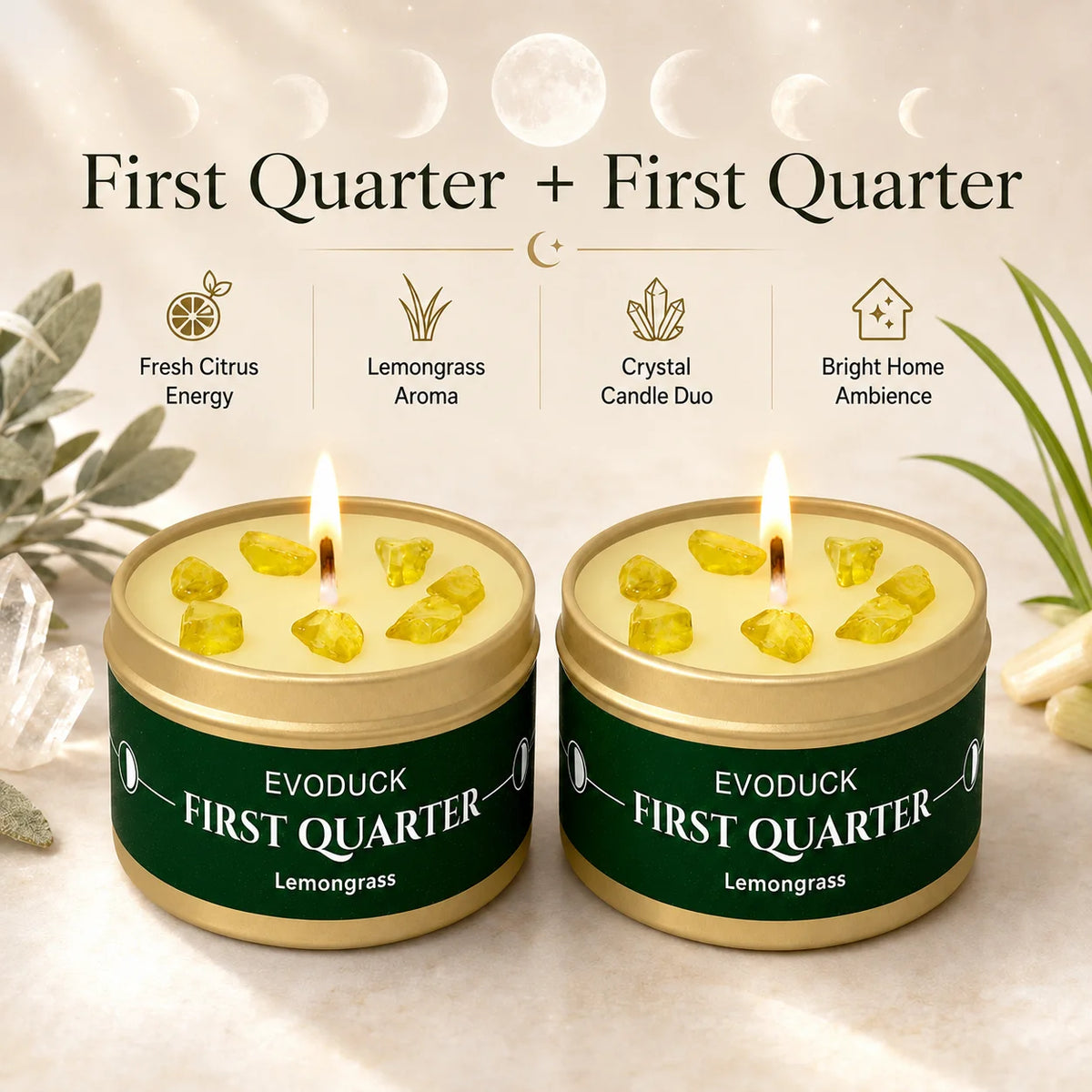 The Candle Set — Moon Phase
