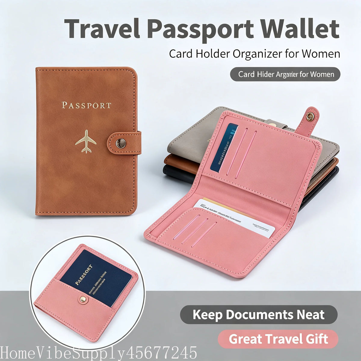 Passport document organizer