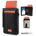 Aluminum pop-up wallet